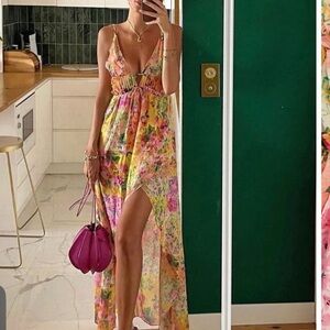 NWT For Love & Lemons Madison Maxi XXS